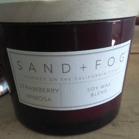New SAND + FOG Strawberry Mimosa Candle - Picture 3 of 7